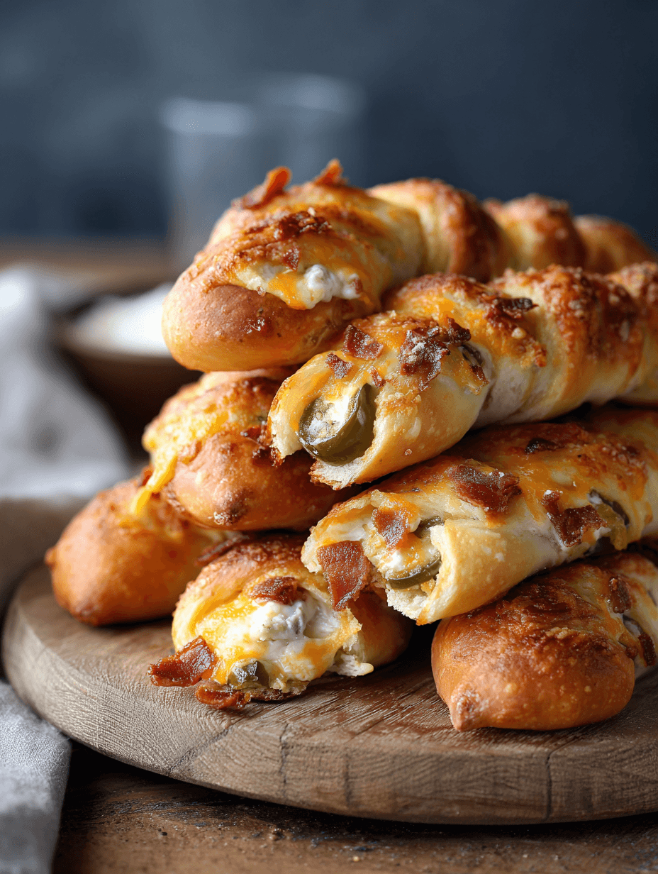 Jalapeno Popper Stuffed Soft Pretzels