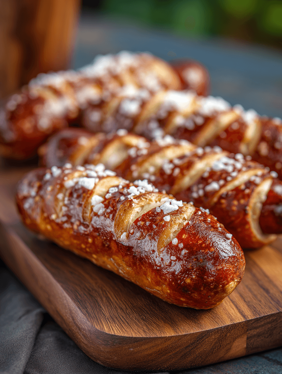 Juicy Pretzel Dogs