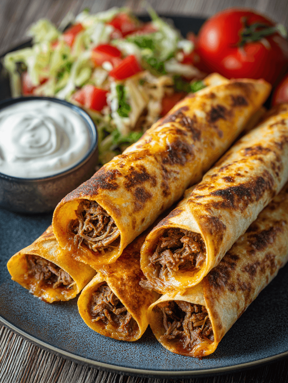 Keto Beef Taquitos