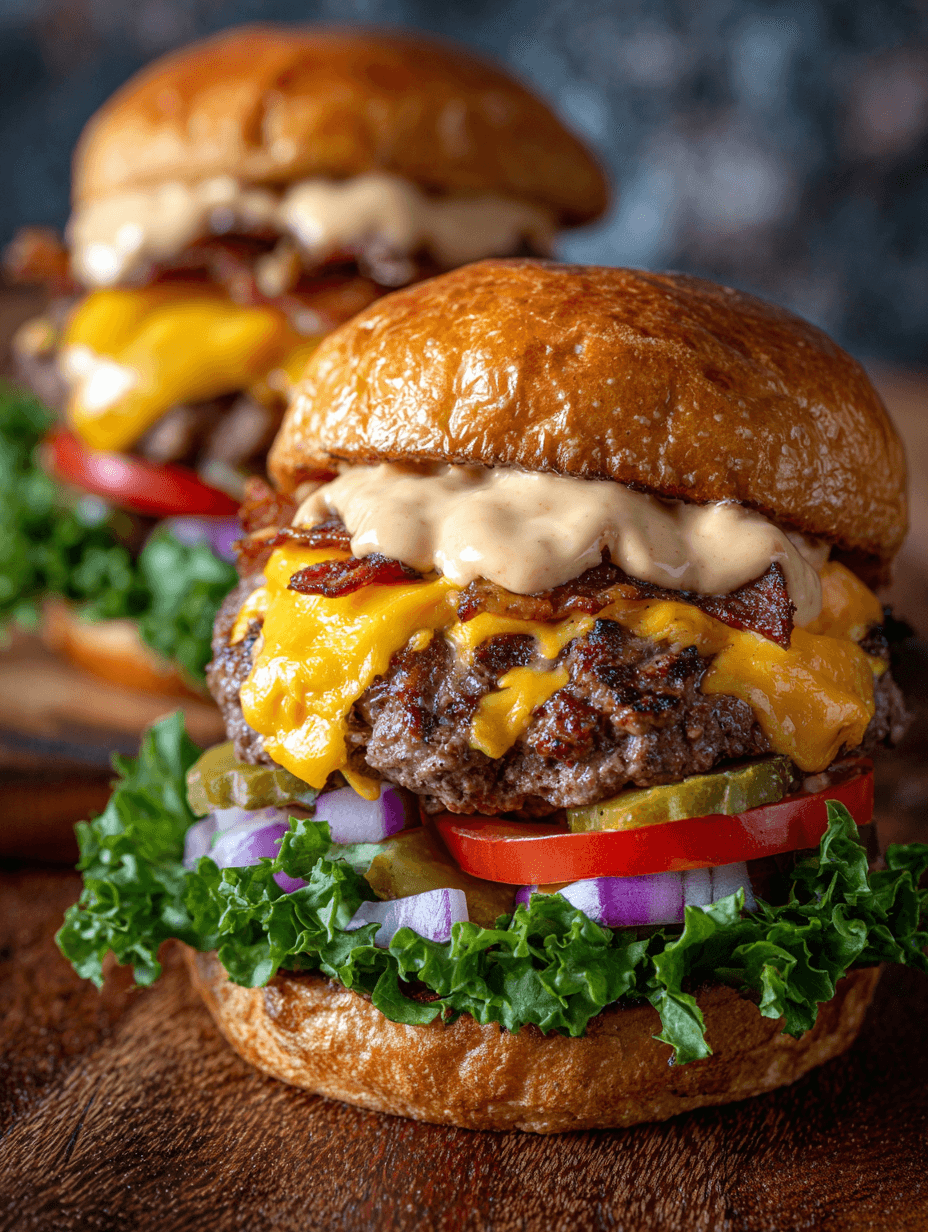 Keto Big Mac Smash Burger