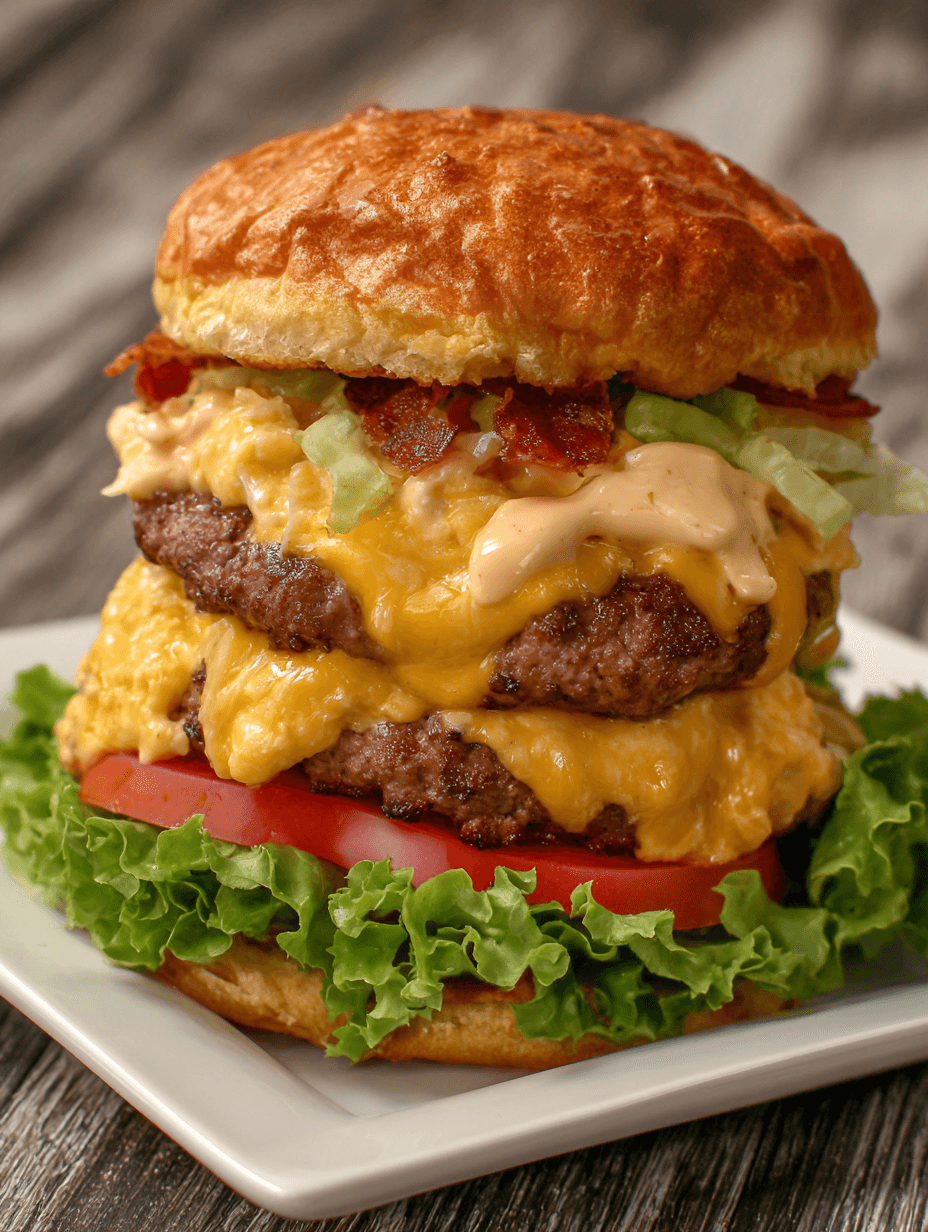 Keto Big Mac Smash Burgers