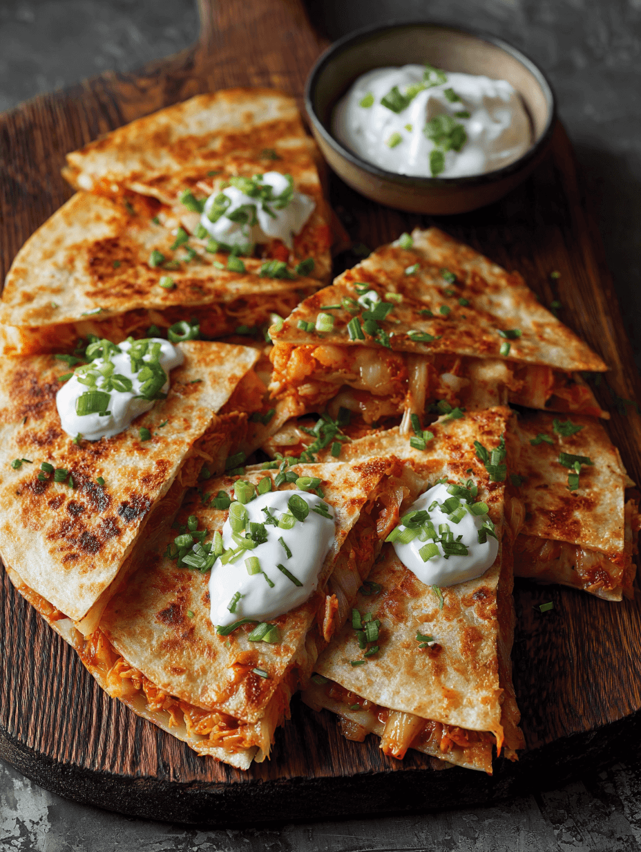 Kimchi Quesadilla Recipe