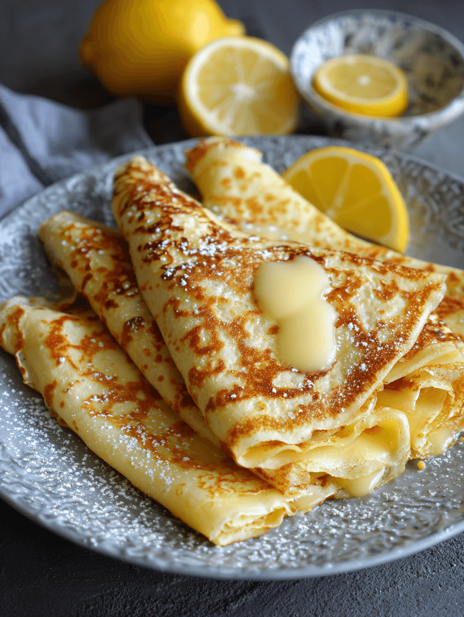 Lemon Crepes Recipe