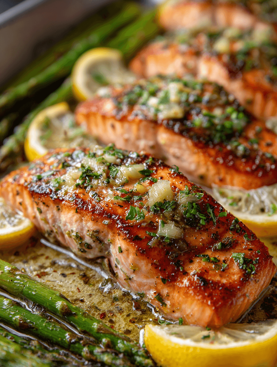 Lemon Garlic Butter Salmon Recipe