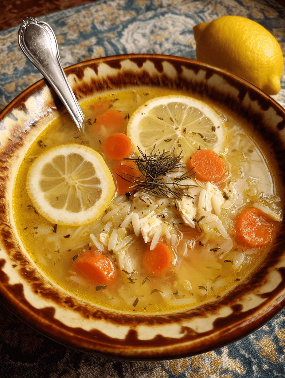 Lemon Orzo Chicken Soup Recipe