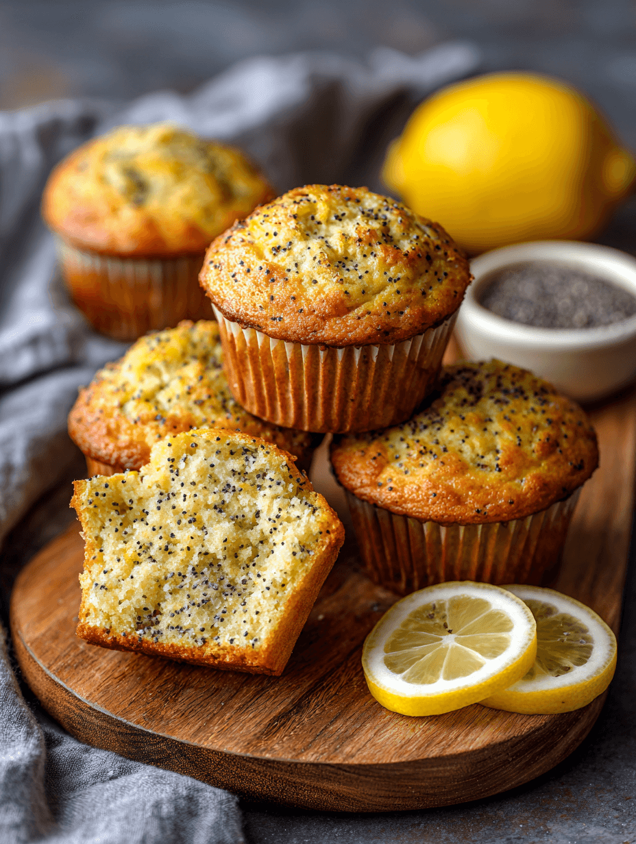 Lemon Poppy Seed Muffins Recipe