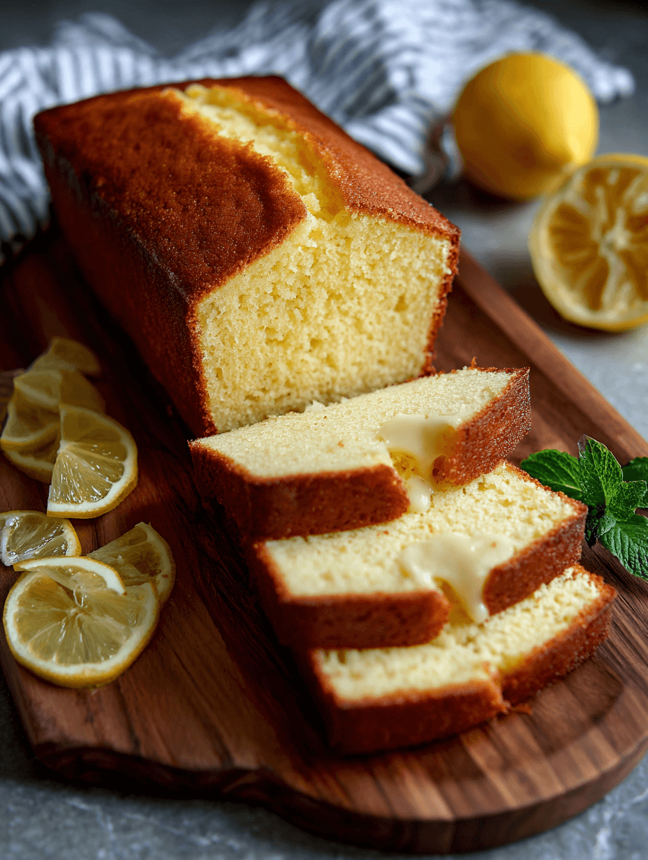 Lemon Pound Cake Recipe
