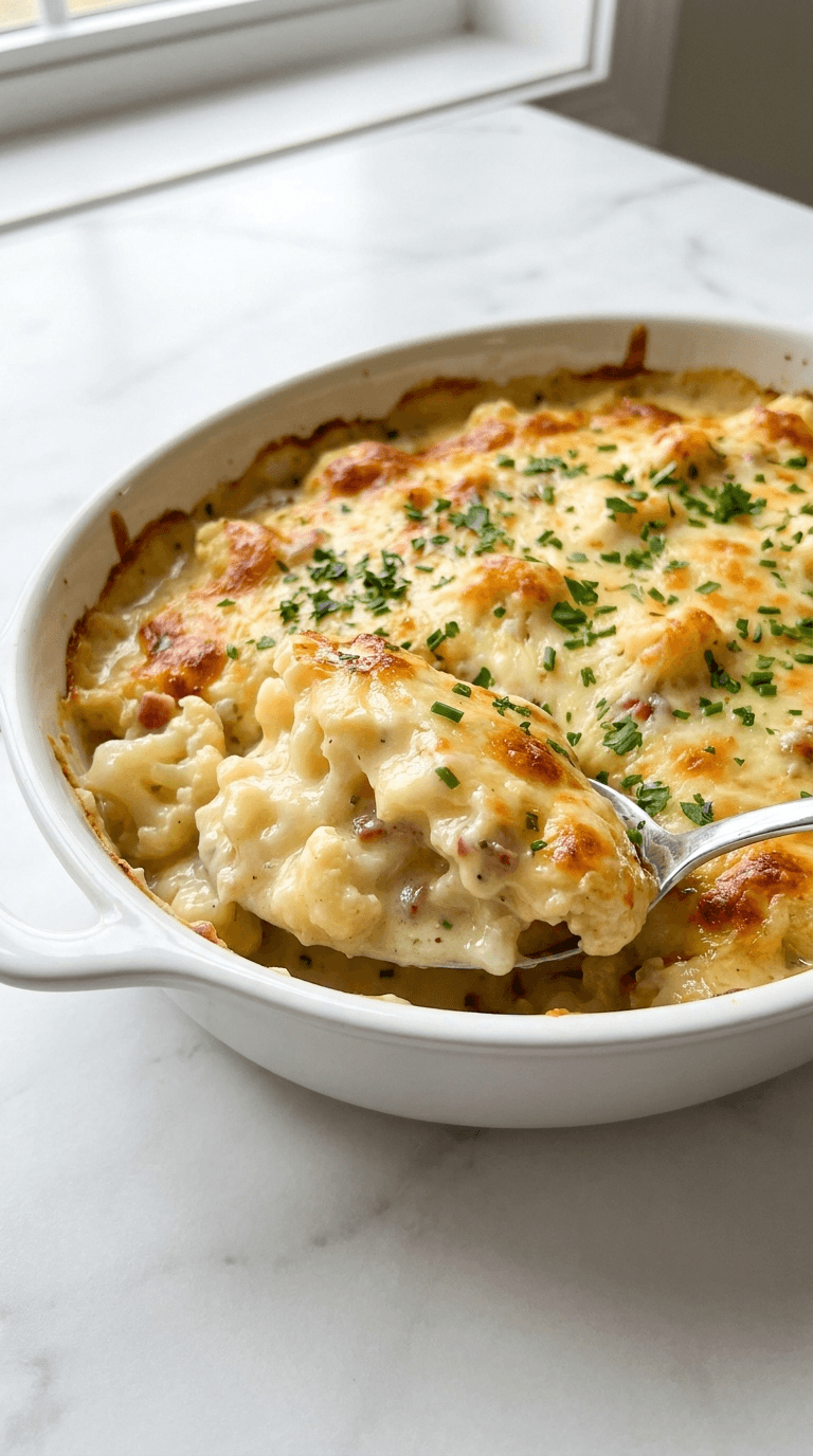 Loaded Cauliflower Casserole