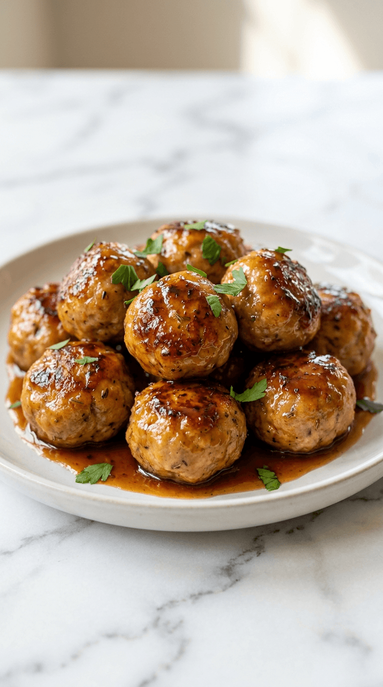 Low Carb Air Fryer Meatballs