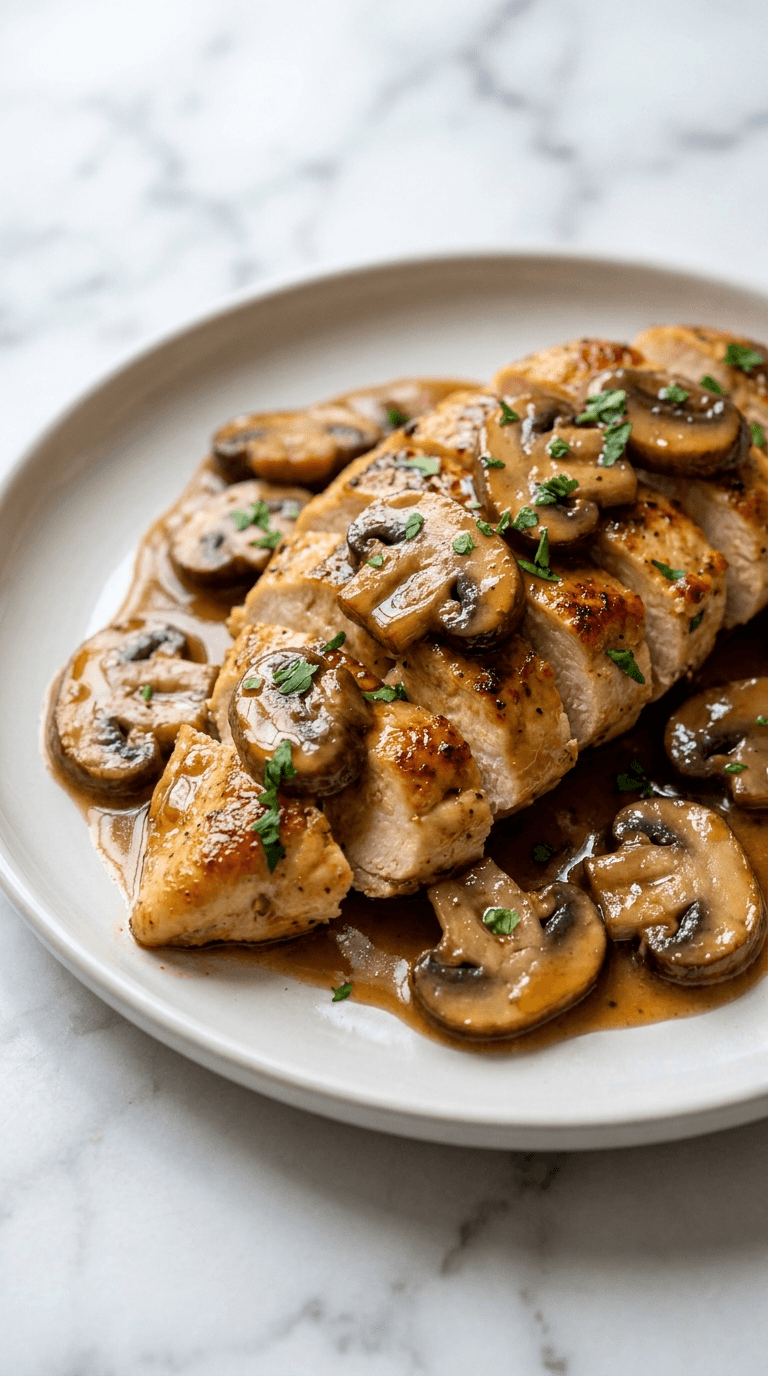 Low-Carb Chicken Marsala