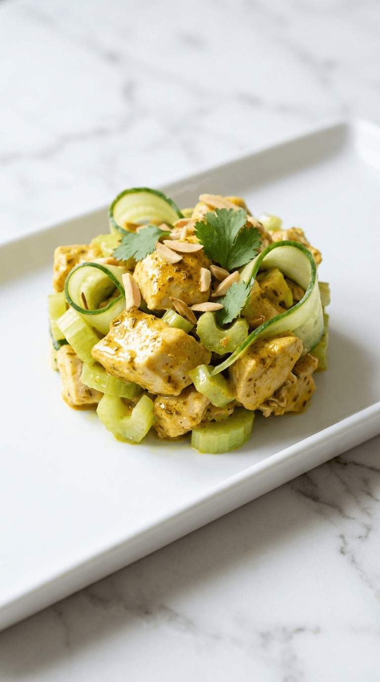 Low Carb Curry Chicken Salad