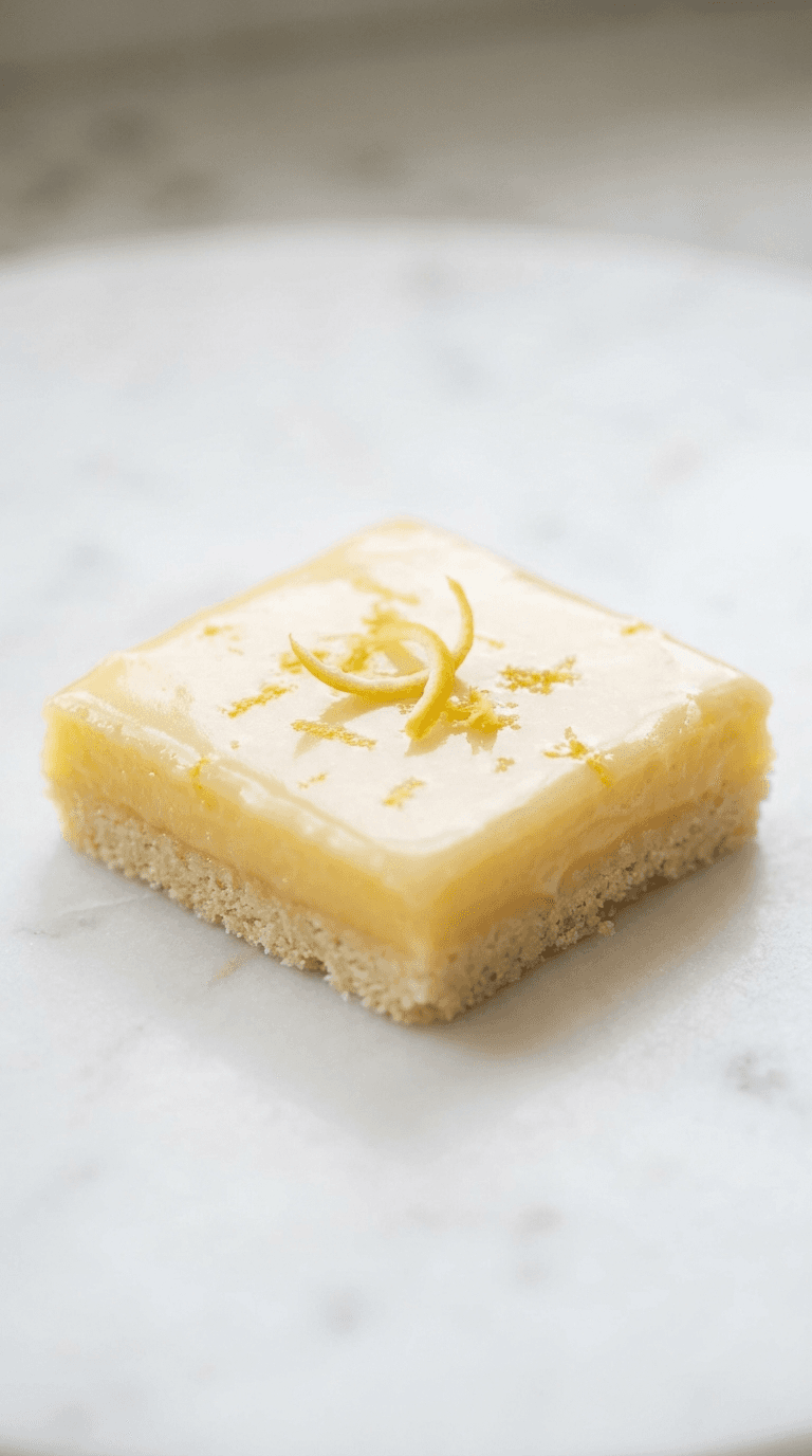 Low Carb Lemon Bars