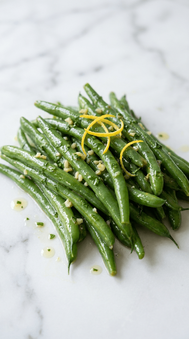 Low-Carb Lemon Garlic Green Beans