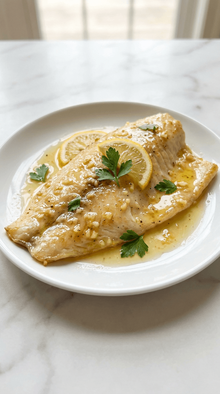 Low Carb Lemon Garlic Tilapia