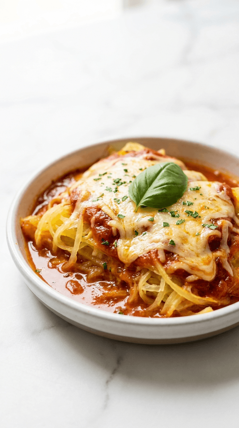 Low-Carb Spaghetti Squash Lasagna