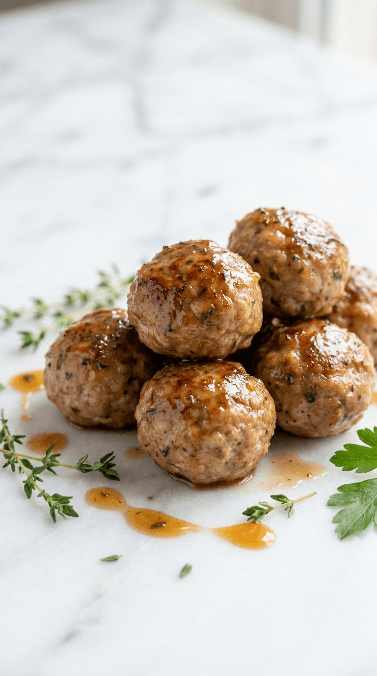 Low-Carb Turkey Meatballs