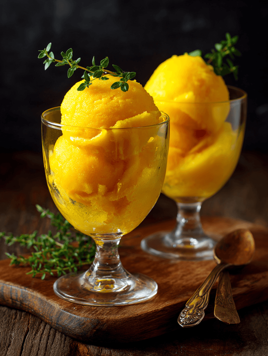 Mango Sorbet Recipe