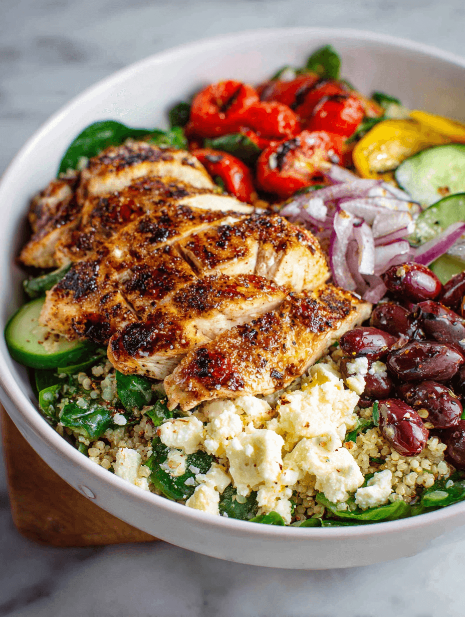 Mediterranean Chicken Bowl Recipe