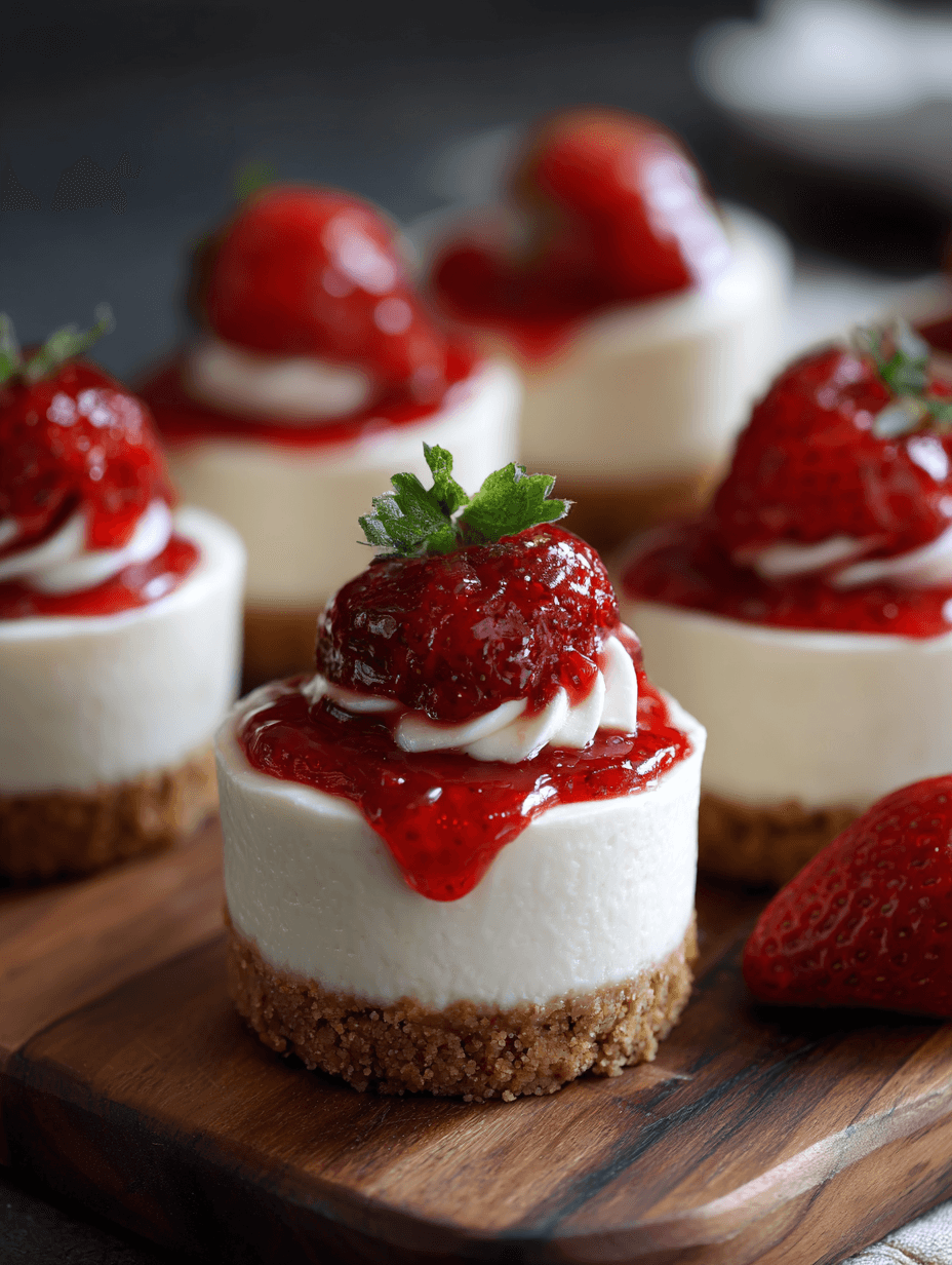 No Bake Mini Cheesecakes Recipe