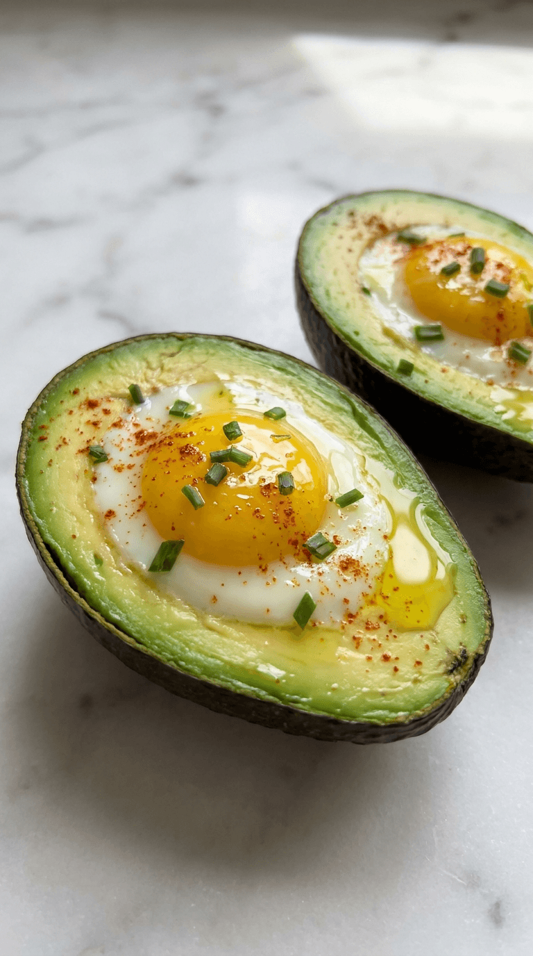 No Carb Avocado Egg Boats