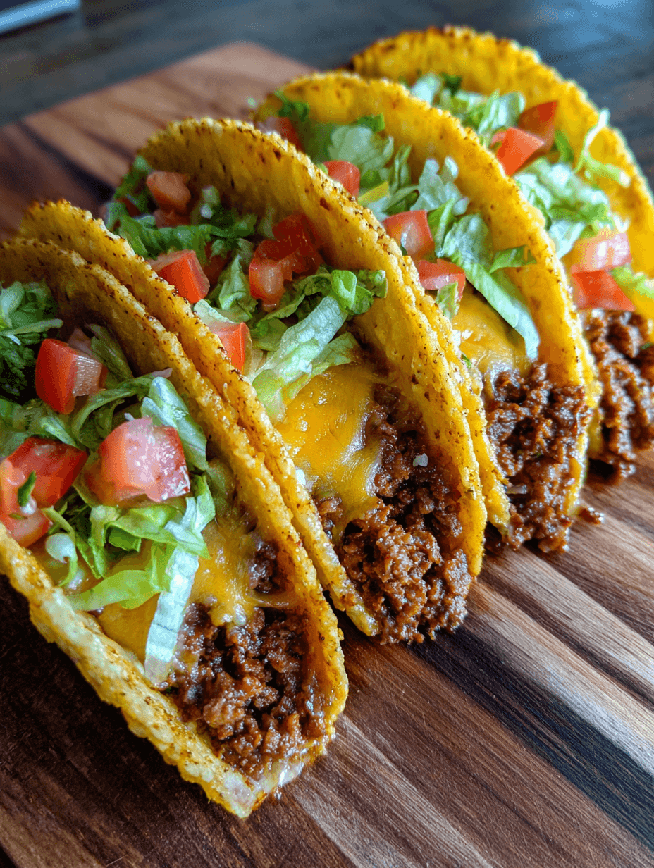Oven-Baked Cheesy Tacos