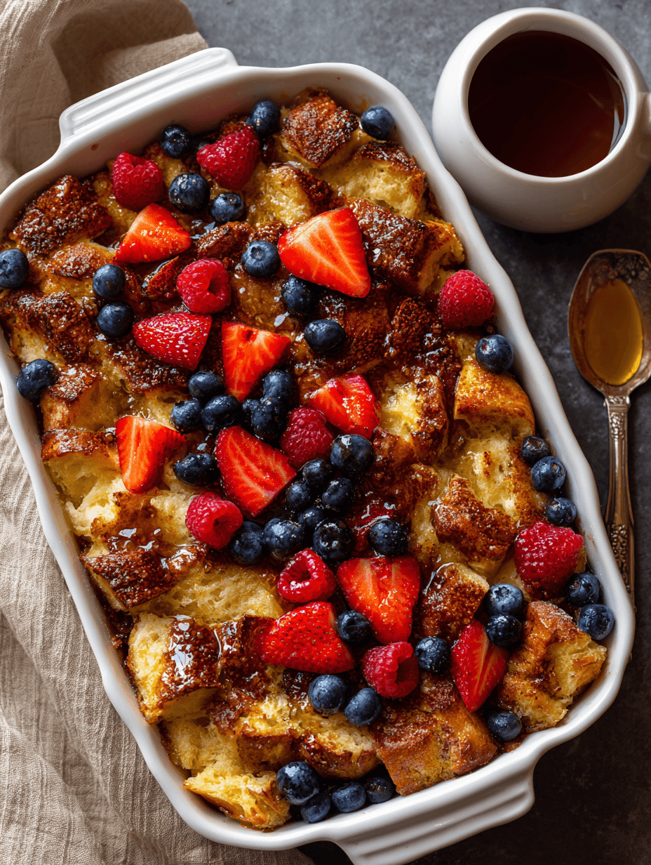 Overnight French Toast Bake Recipe