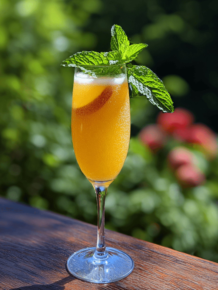 Peach Mimosa Recipe