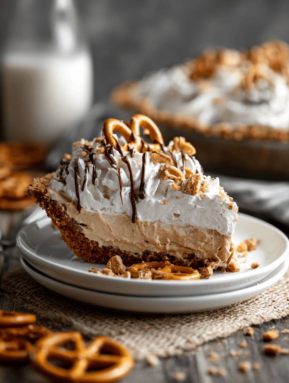 Peanut Butter Pretzel Pie