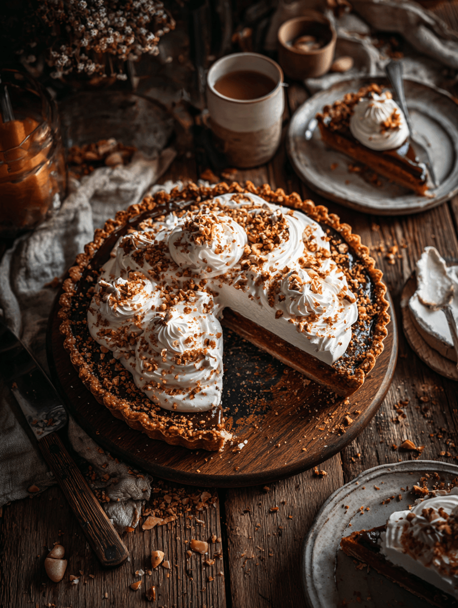 Penaut Butter Pretzel-Pie