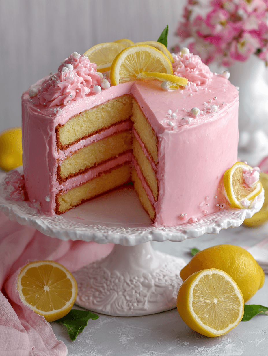 Pink Lemonade Cake Recipe