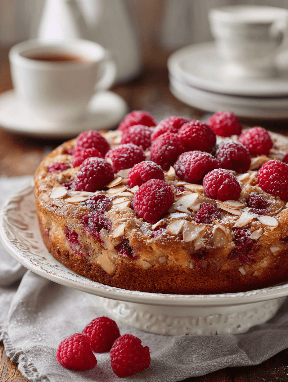 Raspberry Almond Coffee Cake Recipe