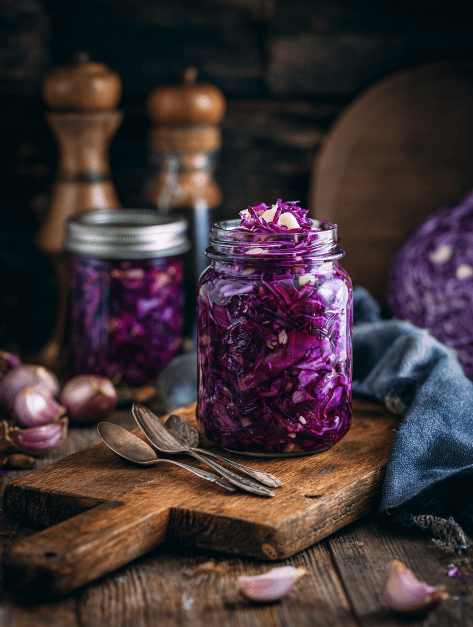 Red  Cabbage Sauerkraut