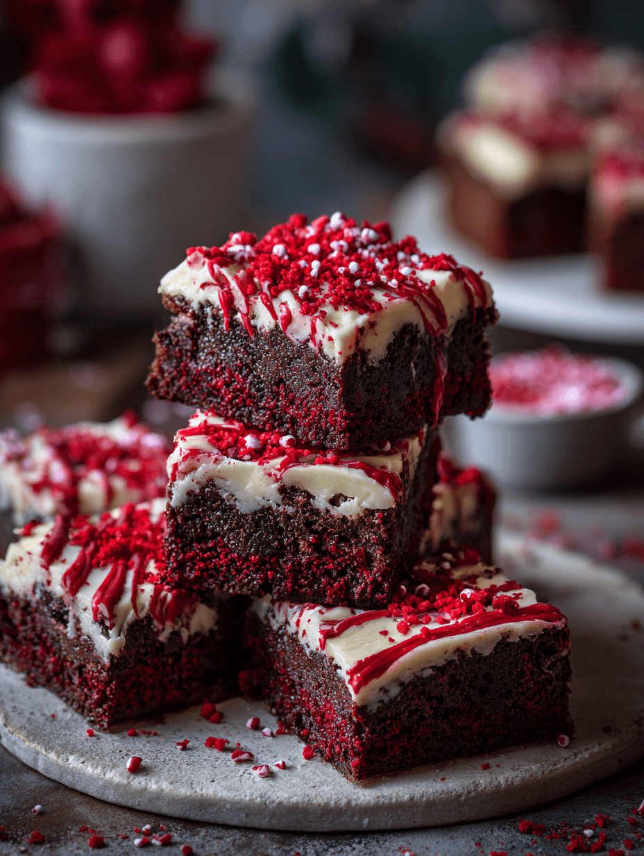 Red Velvet Brownies