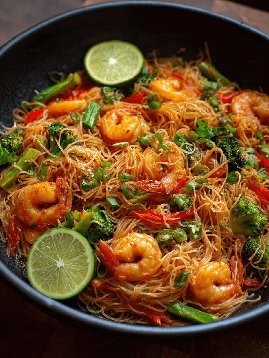 Rice Noodle Stir-Fry