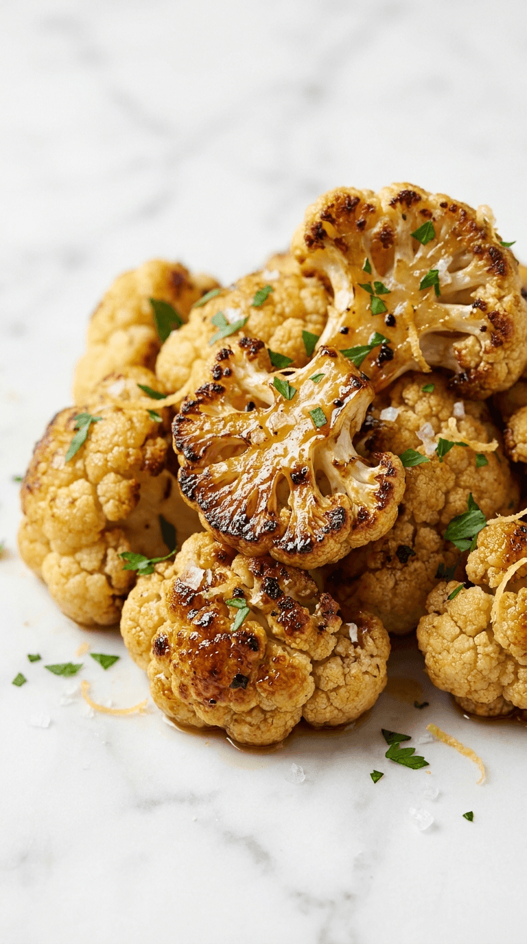 Roasted Garlic Cauliflower