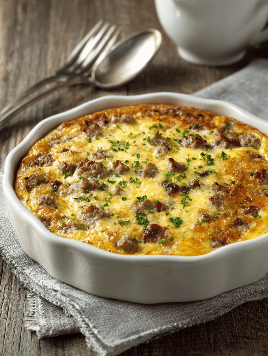 Sausage & Egg Casserole