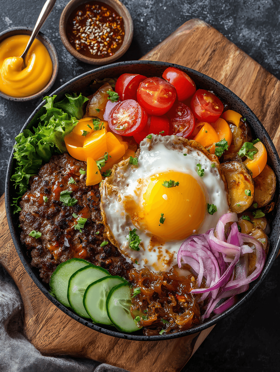 Savory Smash Burger Bowl