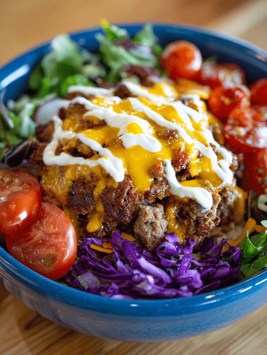 Smash Burger Bowl
