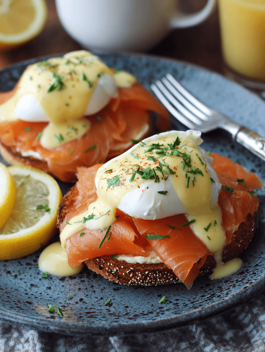 Smoked Salmon Eggs Benedict Recipe