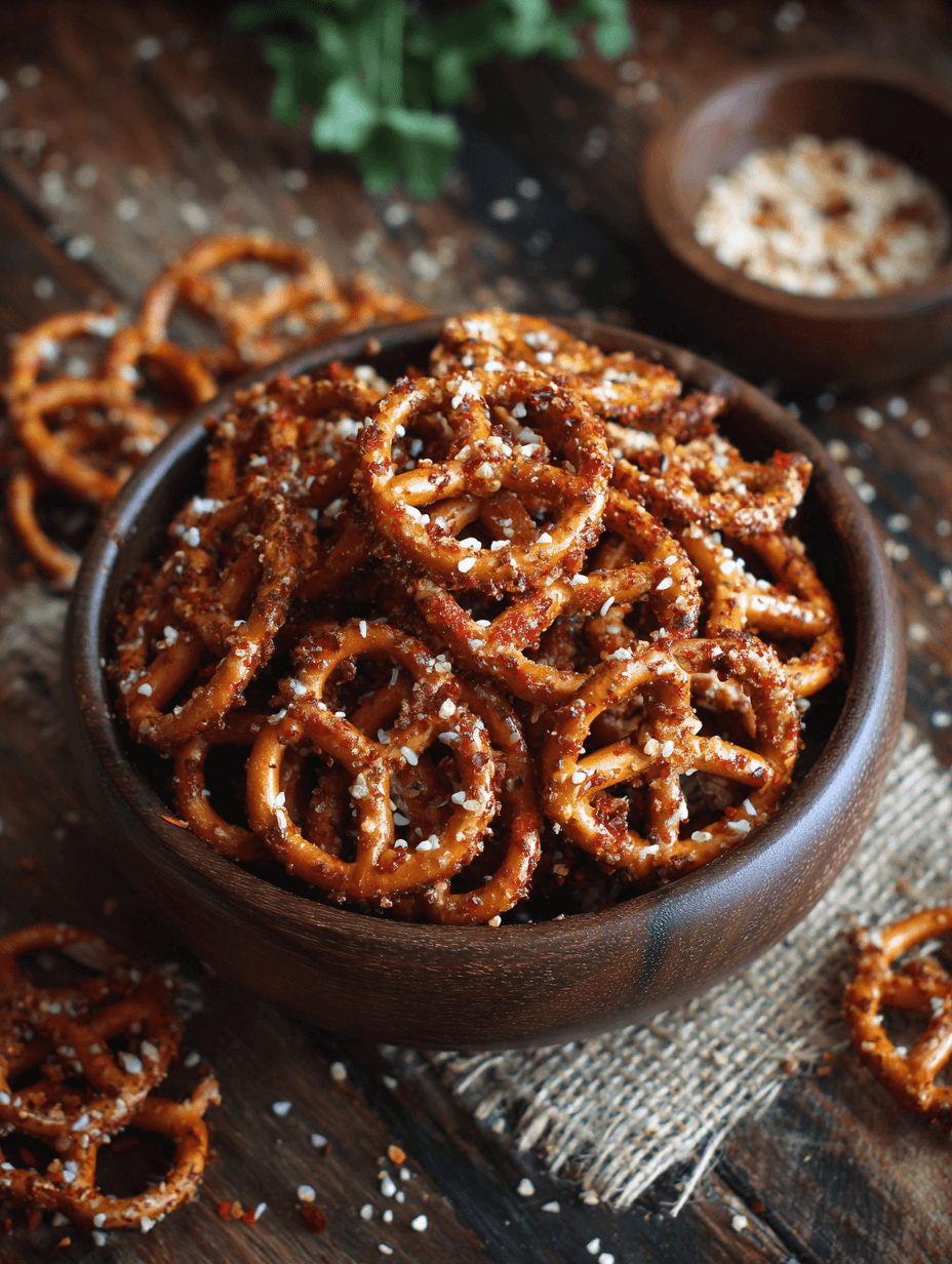 Spicy Pretzels