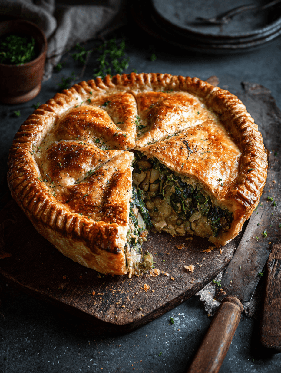 Spinach Stuffed Pie