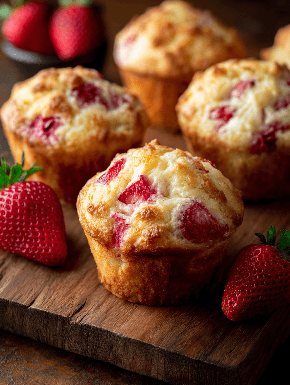 Strawberry Cream Cheese Muffins