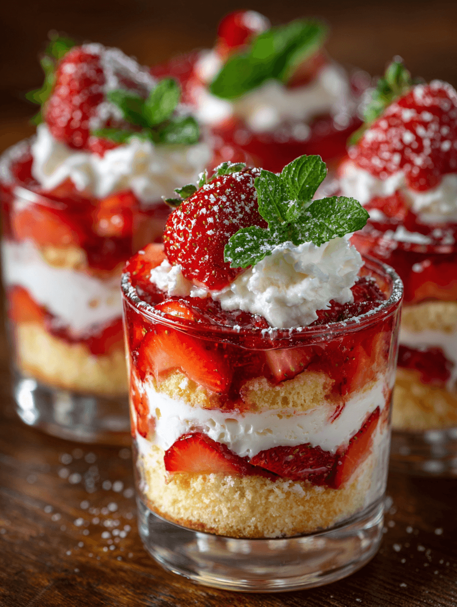 Strawberry Shortcake Dessert Cups Recipe