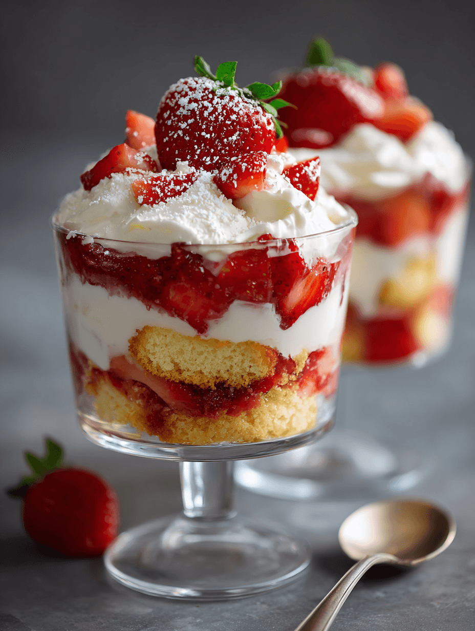 Strawberry Shortcake Trifle Recipe