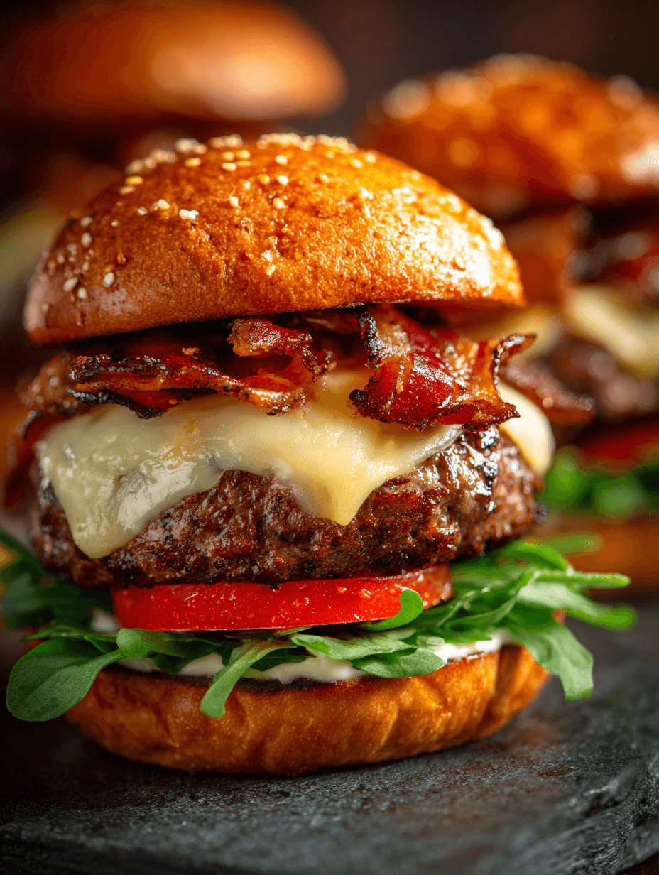 Stuffed Beef  Burgers