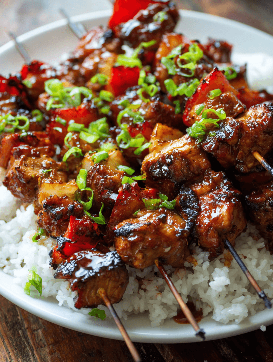 Teriyaki Chicken Skewers Recipe