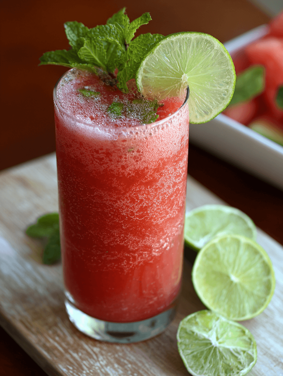 Watermelon Agua Fresca Recipe