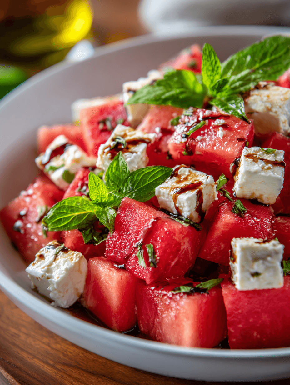 Watermelon Feta Salad Recipe