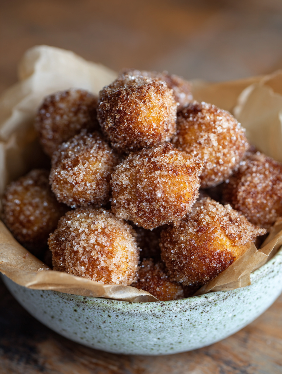 Air Fryer Cinnamon Sugar Pretzels Bites