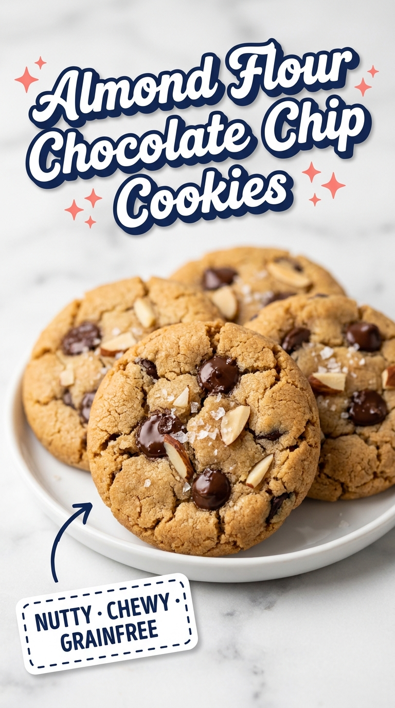 almond flour chocolate chip cookies